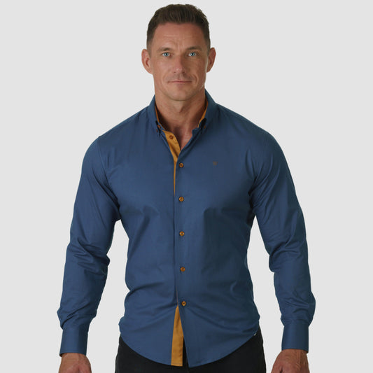 Men's Shirt "Mathias" CrossedBlue